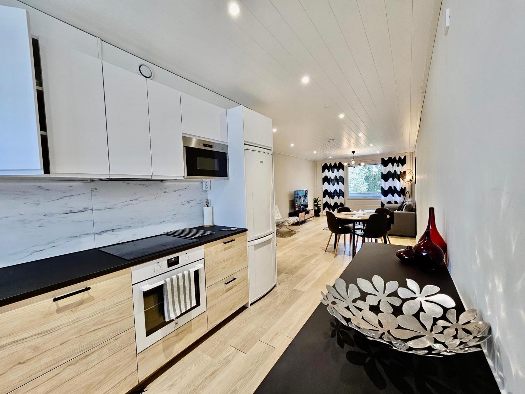 Elegant Apartment With Sauna In The Center Rovaniemi Kültér fotó